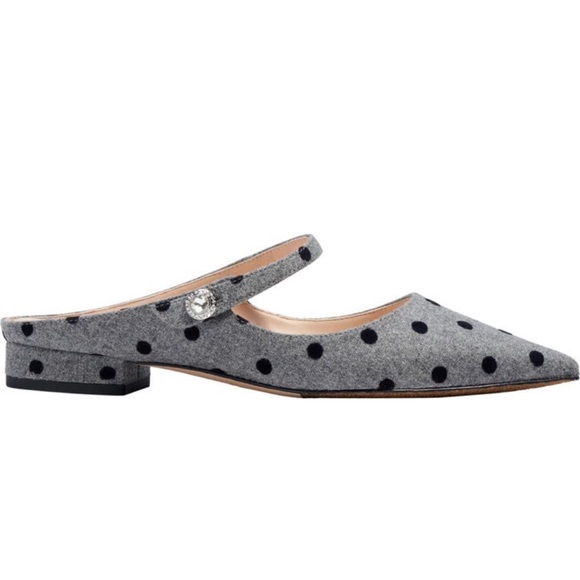 🔥🔥KATE SPADE NEW YORK meg polka dot mary jane mule - Picture 4 of 17